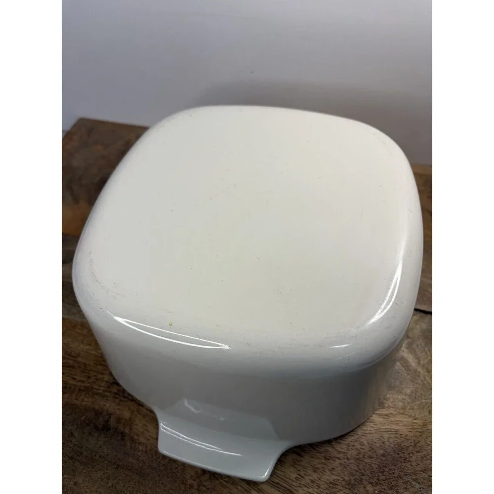 CorningWare SYMPHONY 3L  Sandstone A-3-B Casserole Dish w/Amber  Lid Near MInt